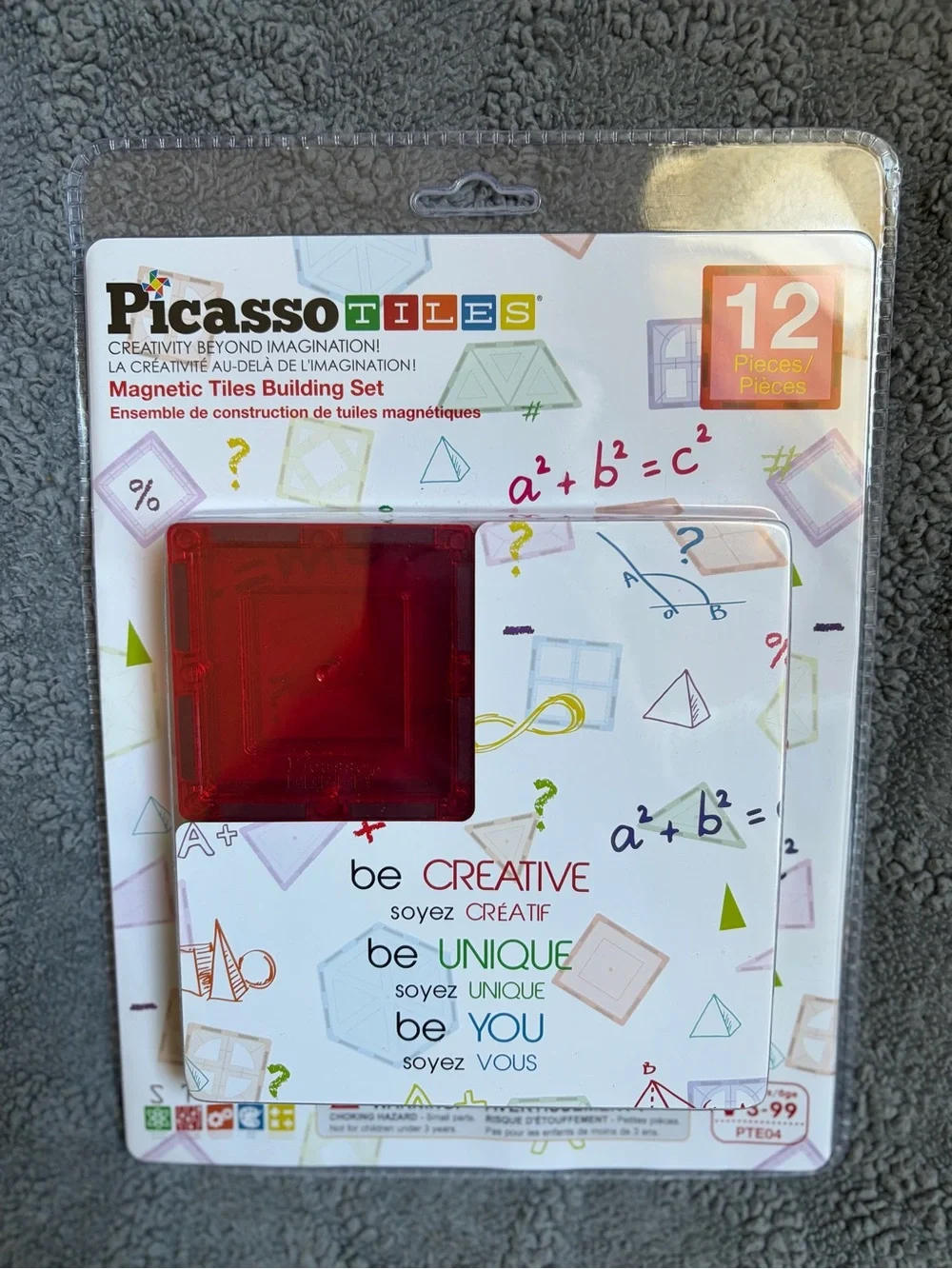 Picssso Magnetic Building Tiles - 12 Pieces